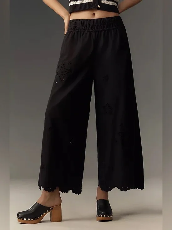 Anthropologie Somerset Crochet Pant - Picture 1 of 7